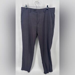 Ted Baker Navy Red Dot Dress Pants  Trousers 36L